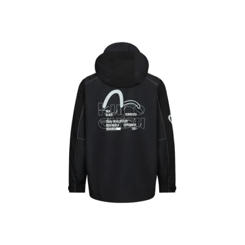 EVISU Мужские черные куртки