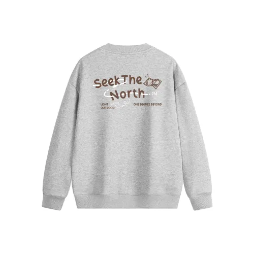 361° Свитшот Унисекс Хлопок LIKE Средний Фотиния Серый