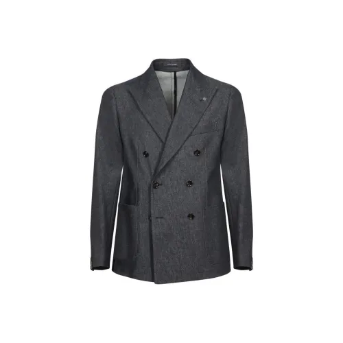 Tagliatore Бизнес-костюм Пальто Мужское Серое
