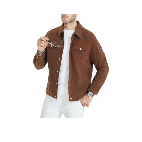 Raidy Boer Куртки Пальто Мужской Кофе