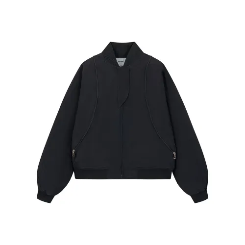 Heartboon Хлопковый пуховик унисекс черного цвета