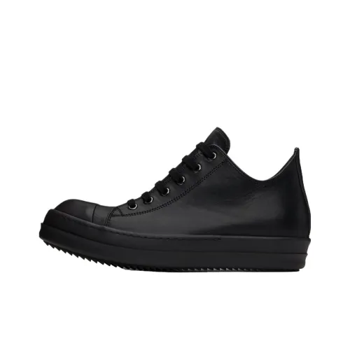 RICK OWENS RO Hollywood Low Топ Скейтборд Кроссовки Мужские Черные