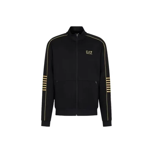 EMPORIO ARMANI EA7 FW23 Куртки и пальто Мужской Черный