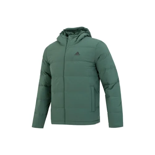 Adidas Зеленый Мужской Пуховик