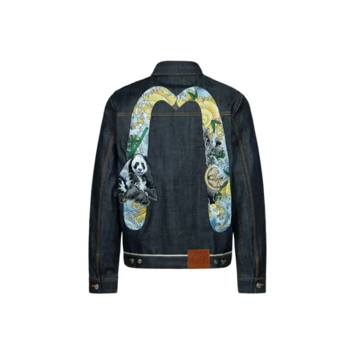 EVISU Denim Jacket Men's Denim Blue