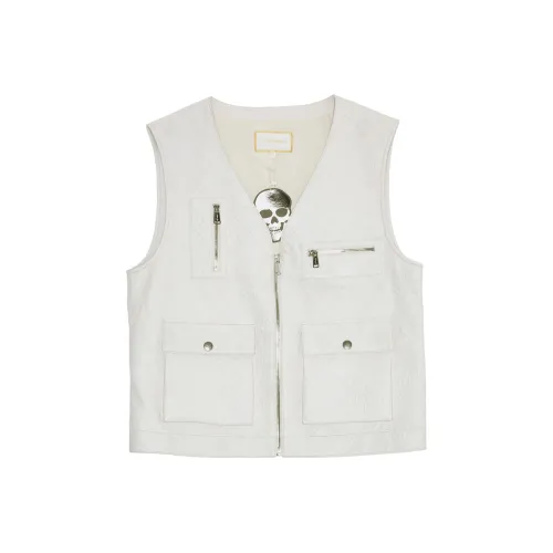 Ed Hardy Белый E1PAM323 Мужские жилеты