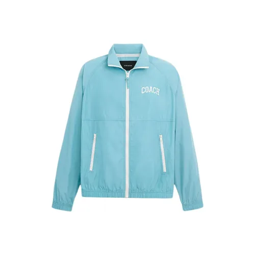 COACH SS24 Куртки и Пальто Мужской Синий