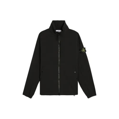 STONE ISLAND Куртки Пальто Унисекс Черный
