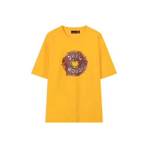 Drew House SS25 Donut SS Tee Drew T Shirt Unisex Yellow Дрю Хаус SS25 Пончик SS Tee Drew T Рубашка Унисекс Желтый