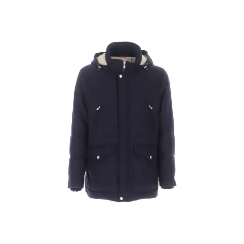 BRUNELLO CUCINELLI Midnight Blue Мужские Куртки