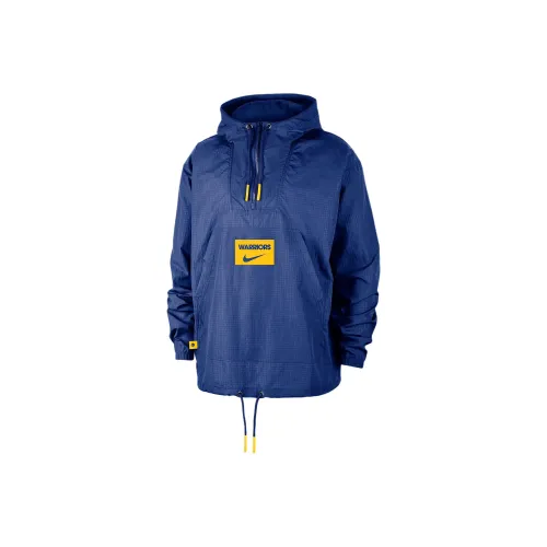 Nike x NBA Golden State Warriors Club Куртки и Пальто Мужской Rush Синий Amarillo