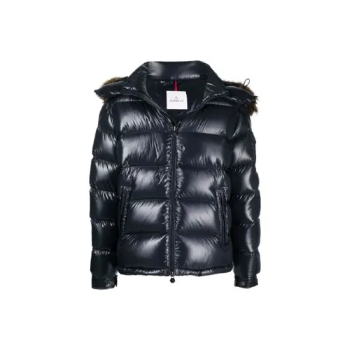 Moncler Maya Series Синий Мужской Пуховик