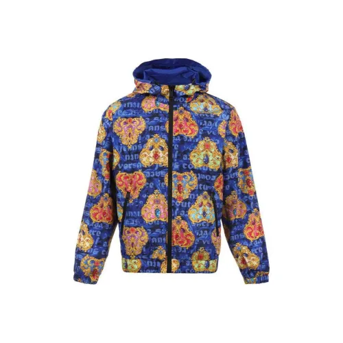 VERSACE JEANS COUTURE SS24 Куртки и Пальто Мужской Синий