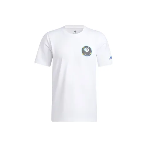 Adidas TMAC Tee 8 T Рубашка Мужская Белая
