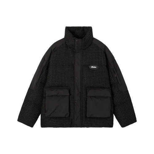 Lilbetter Воротник-стойка без капюшона свободный крой пуховик мужской черный