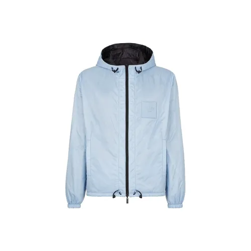 Fendi Светло-синие Мужские Куртки