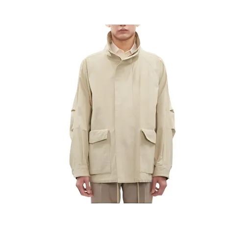 LA GARCONNE SS24 Куртки и Пальто Мужской Хаки-Бежевый