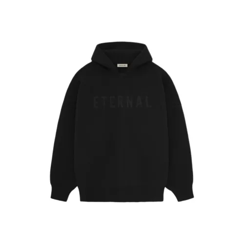 Fear Of God SS25 Eternal Merino KNIT Hoodie Sweatshirt Men's Black
