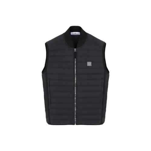 STONE ISLAND Черные Унисекс Жилеты