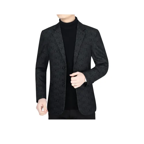 FIRS Черный Мужской Деловой Костюм