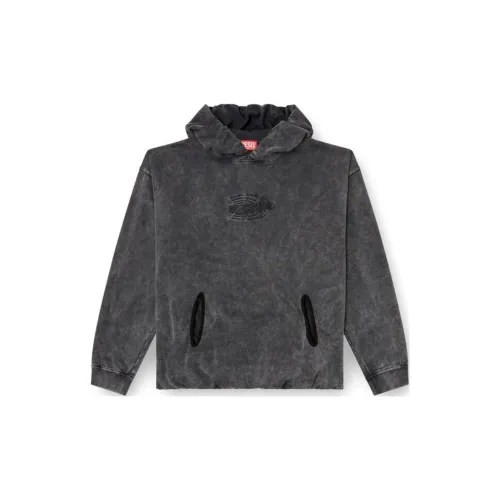 DIESEL Толстовка Унисекс Темно-Серый