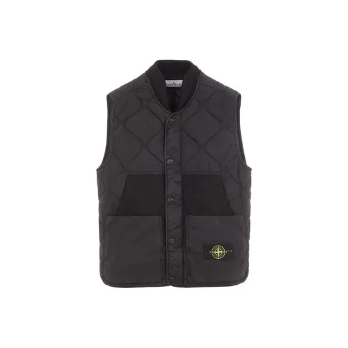 Stone Island Черные Мужские Жилеты