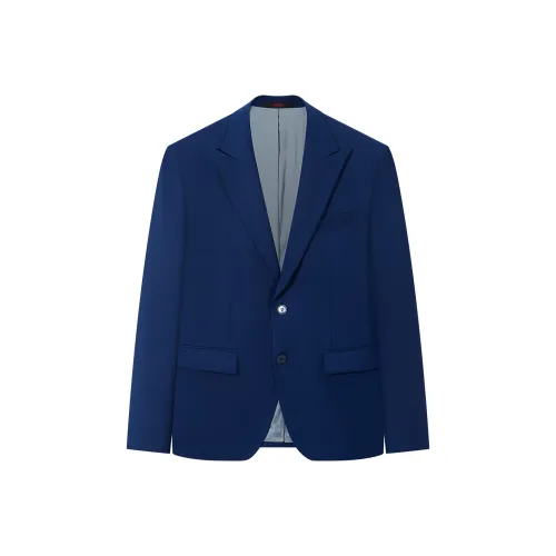 SEVEN Деловой костюм мужской королевский синий