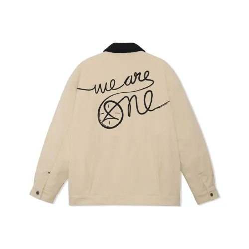 LINING Хлопковый пуховик Зимний Мужской Бежевый