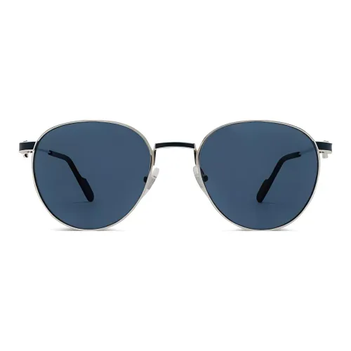 Cartier Металл OVAL SUNGLASSES Мужской Серебряный