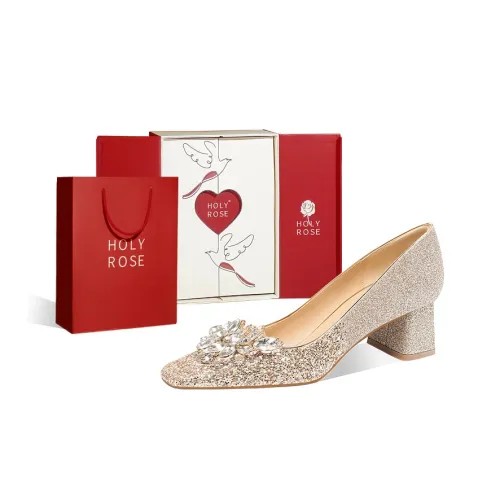 Holy Rose Высокие каблуки Golden Сердце'S Beat 5CM Женские