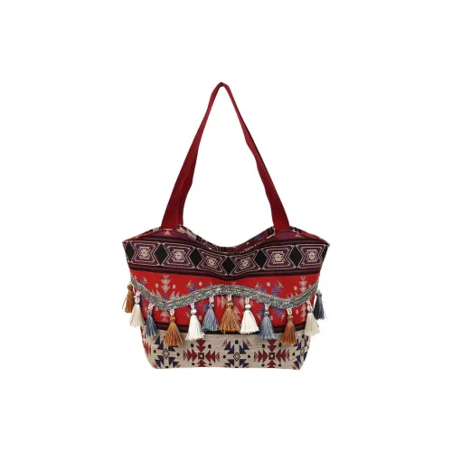 Dusen Kangaroo Canvas Bag Shoulder Bag Women's Red Brown Blue Dusen Kangaroo Холщовая сумка сумка через плечо Женская Красная Коричневая Синяя