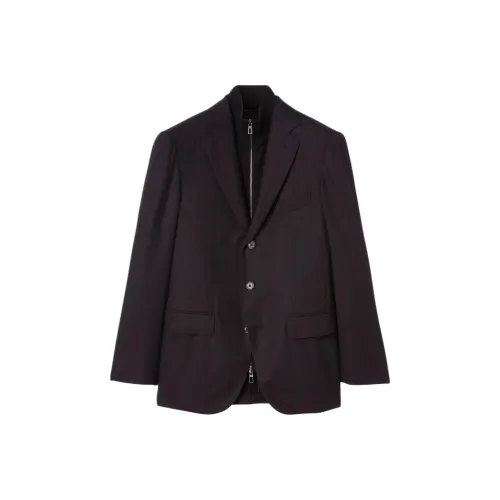 Loro Piana Бизнес-костюм Пальто Мужской Черный