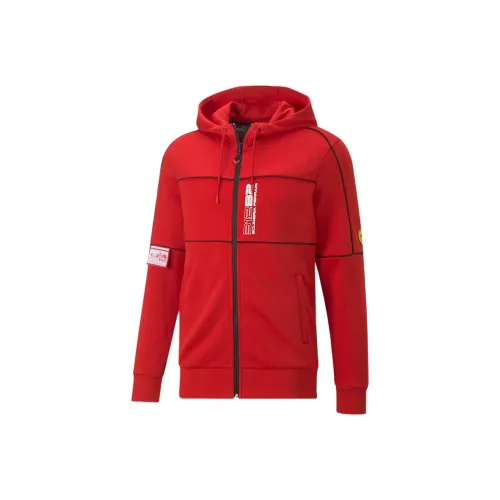 PUMA Red Men's Jackets PUMA Красный Мужские Куртки