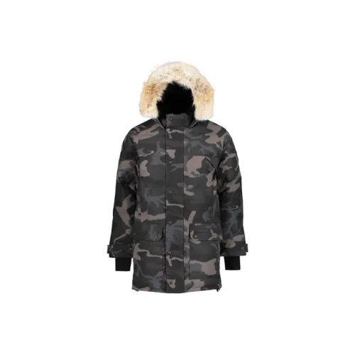 Canada Goose Emory Series FW21 Пуховик Мужской Камуфляж Черный