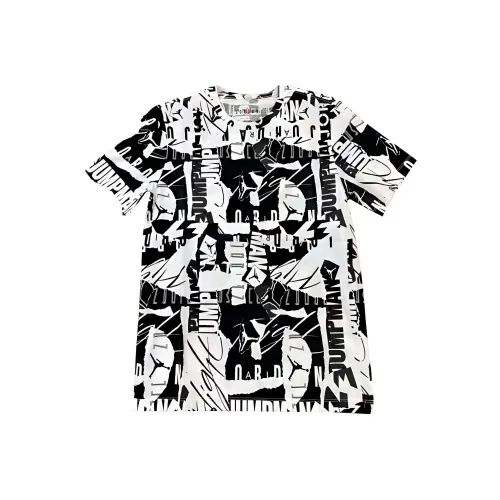 Джордан T Рубашка Мужская Черная Белая