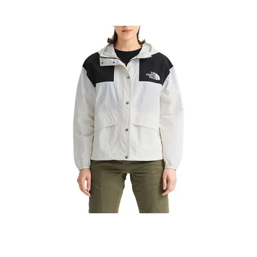 THE NORTH FACE Поход Водонепроницаемый Ветрозащитный и Водоотталкивающая Ветровка Унисекс Экрю