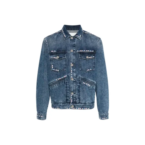 ISABEL MARANT Синий Мужской Джинсовые куртки