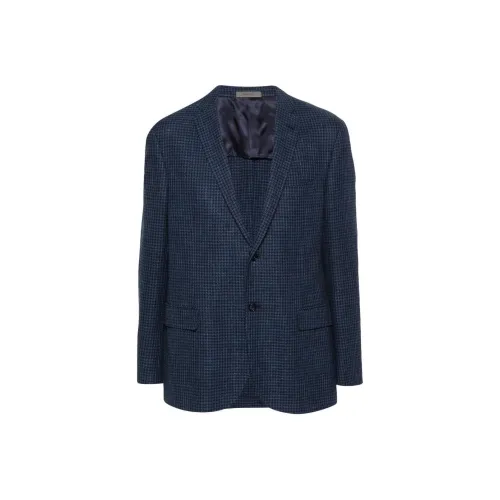 Corneliani SS24 Бизнес-костюм Пальто Мужской Светло-Синий