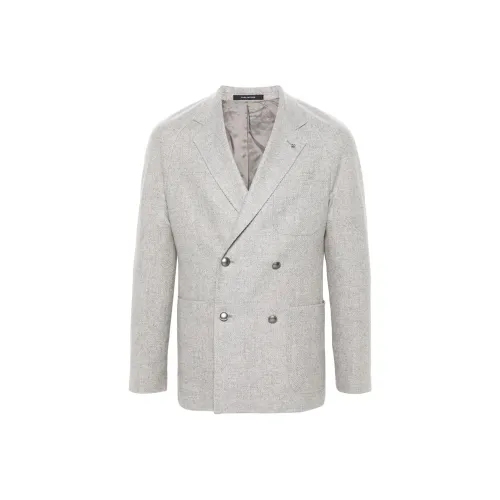 Tagliatore Бизнес-костюм Пальто Мужской Светло-Серый