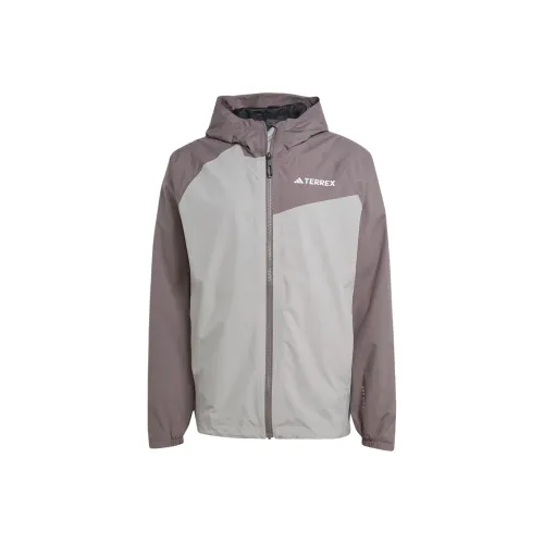 Adidas MULTI 2L RAIN.RDY Куртки Пальто Мужской Pure Ледяной Серый Угольный Серый Черный