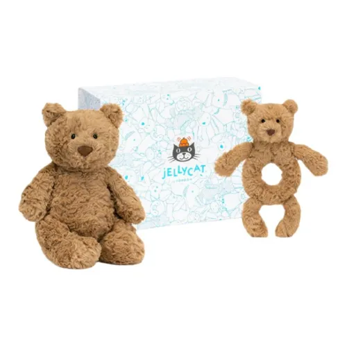 JELLYCAT Barcelona Bear Теплый Хранитель Милый Куклы Плюшевая кукла В положении Рекомендуемый рост 18 см Высота сидения 22 см