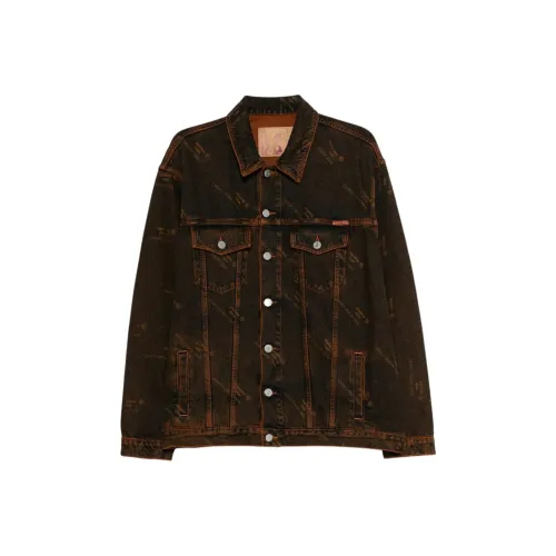 MARTINE ROSE SS25 Куртки Пальто Унисекс Темно-оранжевый