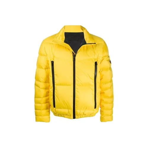 PRADA Желтый Мужской Пуховик