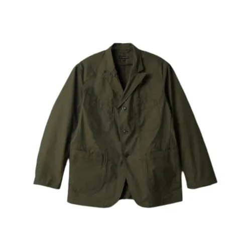 Бизнес-пальто для мужчин зеленый совместный проект Engineered Garments