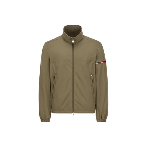 MONCLER SS24 Куртки Пальто Мужской Армейский Зеленый