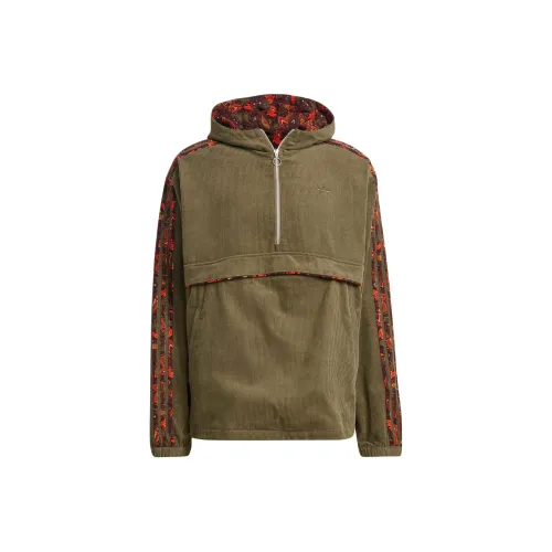 Adidas Originals Куртки и Пальто Мужские Слоистые Оливково-Зеленые