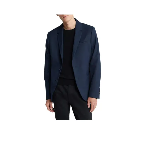 Calvin Klein Бизнес-костюм мужской темно-синий