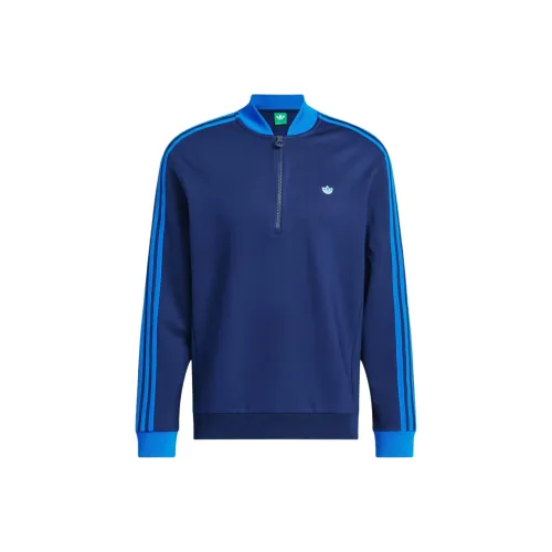 Adidas Originals 3 Stripes SS25 Толстовка Мужской Полуночный индиго