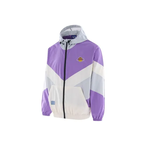 NBA С капюшоном Спортивная куртка Мужская Глициния Фиолетовый