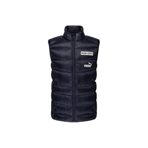 PUMA Синий Мужской Пуховый жилет